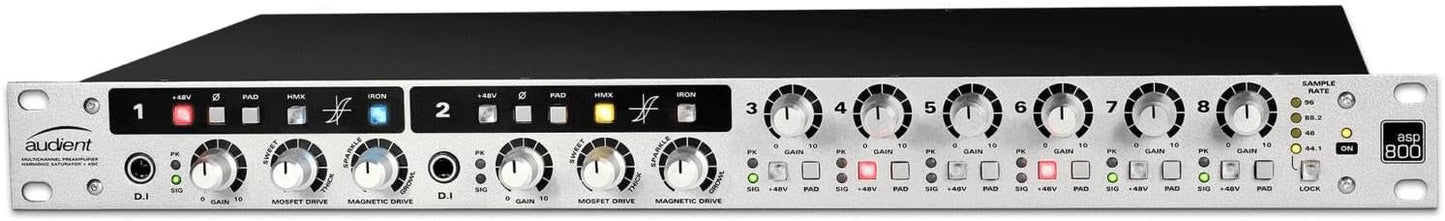 Audient ASP800 8-Channel Mic Preamp ADC