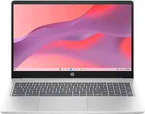 HP 2023 Chromebook 15.6" HD Intel Quad-Core Laptop