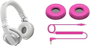 Pioneer DJ HDJ-CUE1BT White Bluetooth DJ Headphones