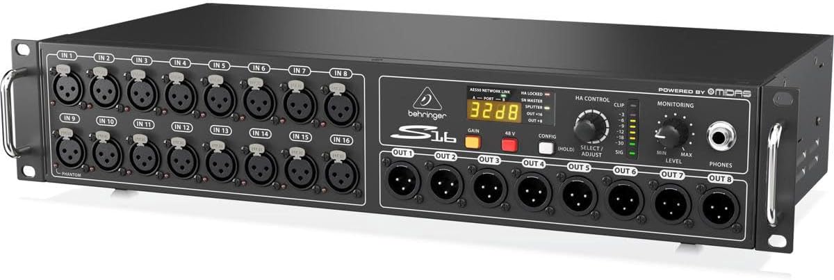Behringer S16 16-Channel Digital Snake with Midas Preamps