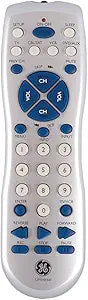 GE 24933 4-Device Universal Remote Control (Silver) — main product image