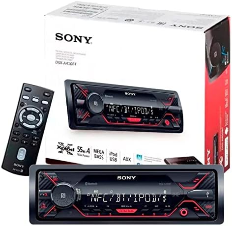 Sony DSX-A410BT Single Din Bluetooth Car Stereo Receiver — main product image