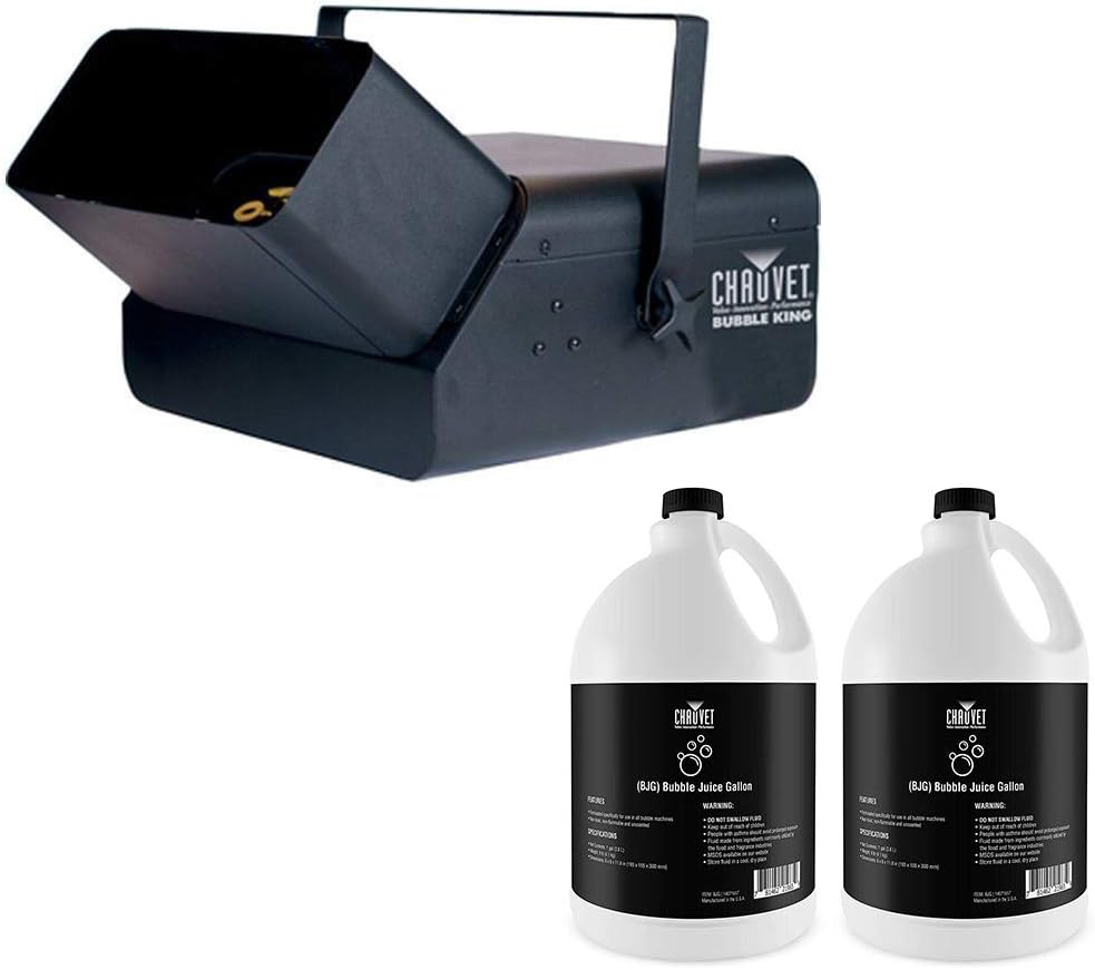 Chauvet DJ B550 Bubble King Machine + 2 Gallons Fluid