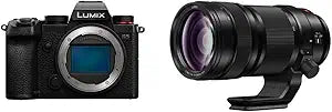 Panasonic s5 LUMIX: Full Frame Mirrorless Camera with 70-200mm Lens