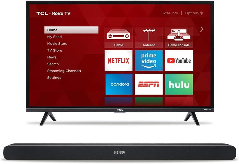 TCL 8i 32-Inch TV and Alto 8i Soundbar — main product image