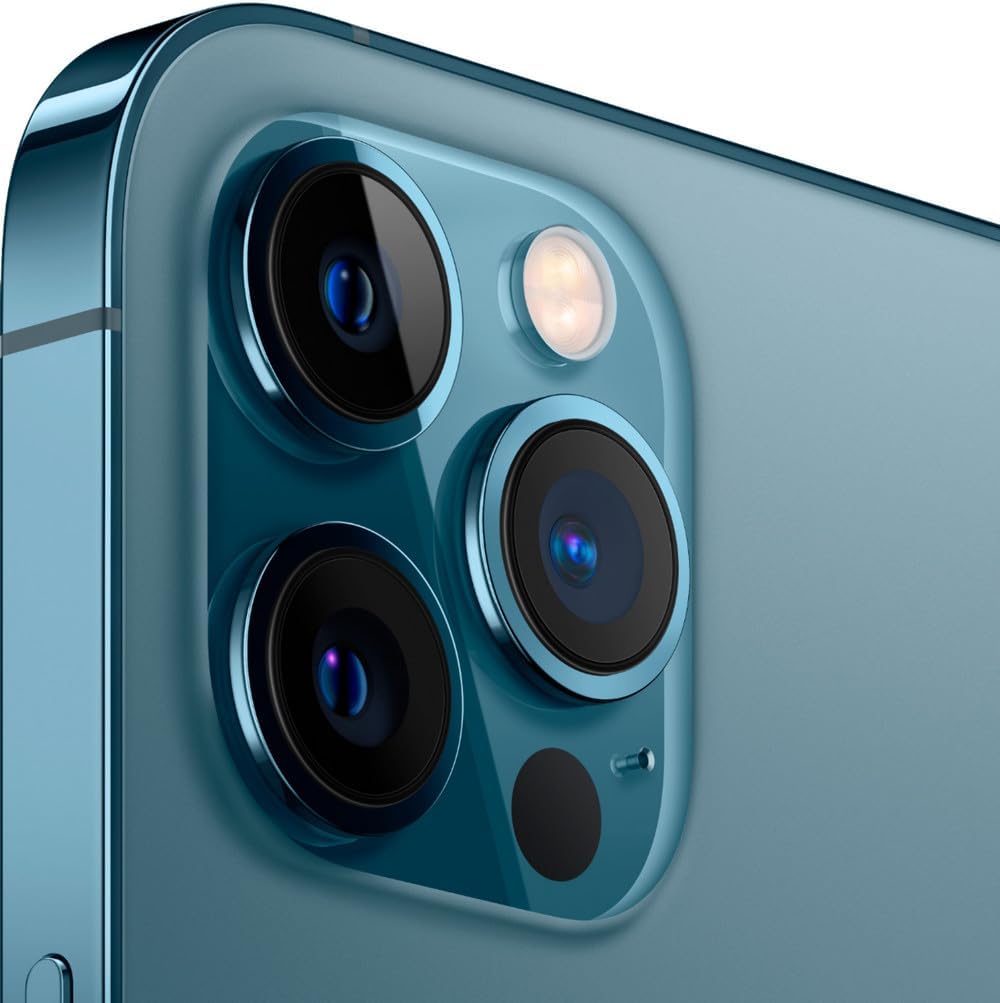 Apple iPhone 12 Pro Max Renewed: 256GB, Pacific Blue - GSM Unlocked