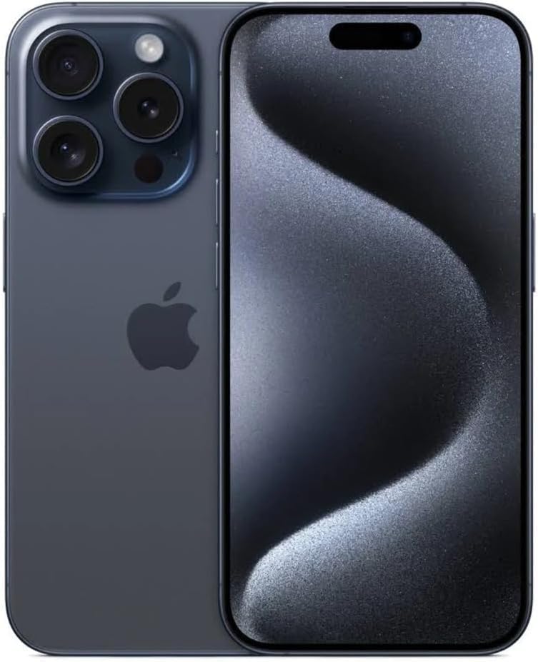 Apple iPhone 15 Pro 256GB Blue Titanium Unlocked (Renewed Premium)