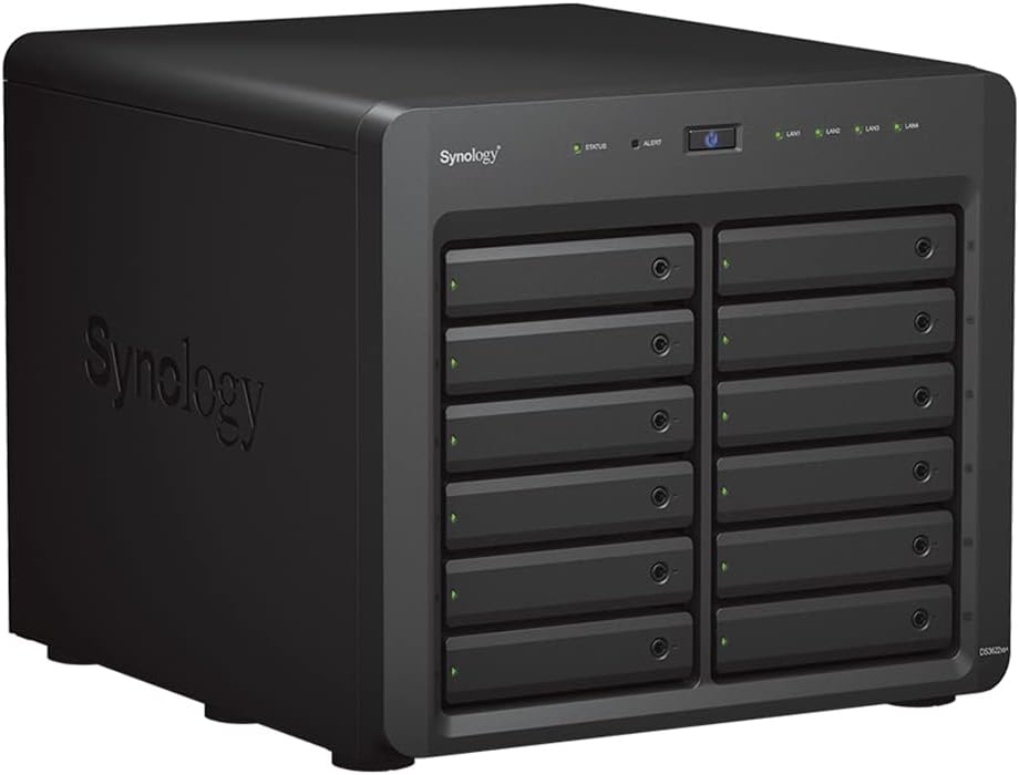 Synology DS3622xs+ 216TB NAS Server 10GbE Xeon 48GB
