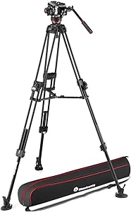 Manfrotto 504X Fluid Video Head with 645 Fast Twin Tripod