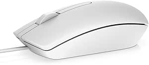 Dell 091A602 MS116 White USB Optical Mouse
