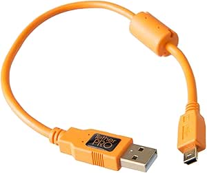 Tether Tools CU5401ORG TetherPro USB 2.0 Mini-B Cable Orange