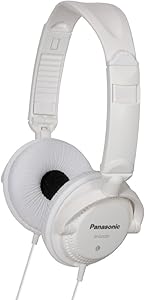 Panasonic RP-DJS200-W Lightweight DJ Style Headphones - White