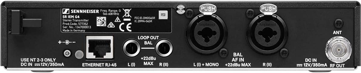 Sennheiser 509608 Pro Audio In-Ear Monitor System