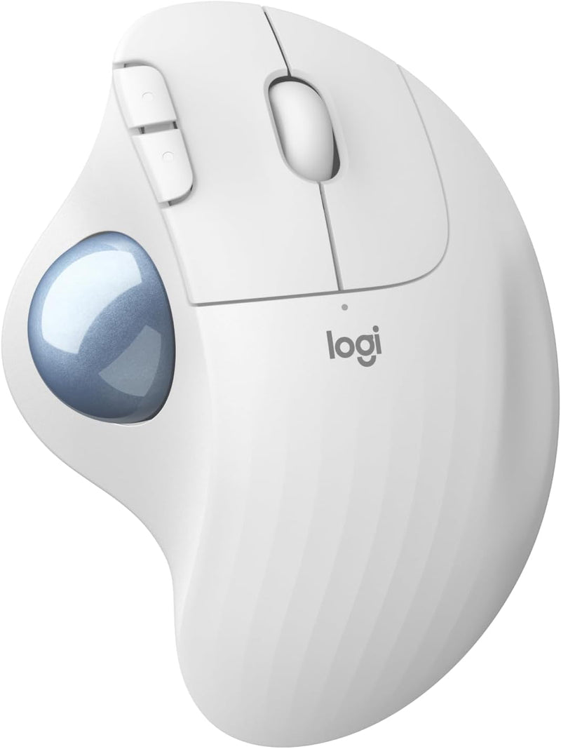 Logitech 910-005868 ERGO M575 Wireless Trackball Mouse Off White — main product image