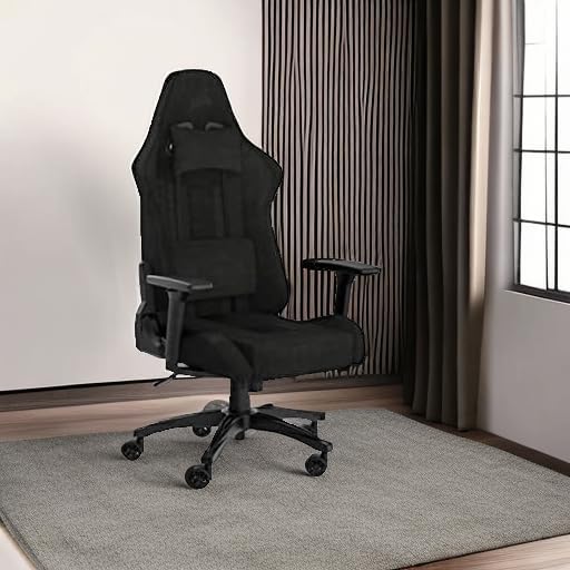 Corsair CF-9010051-WW TC100 Relaxed Fabric Gaming Chair - Black