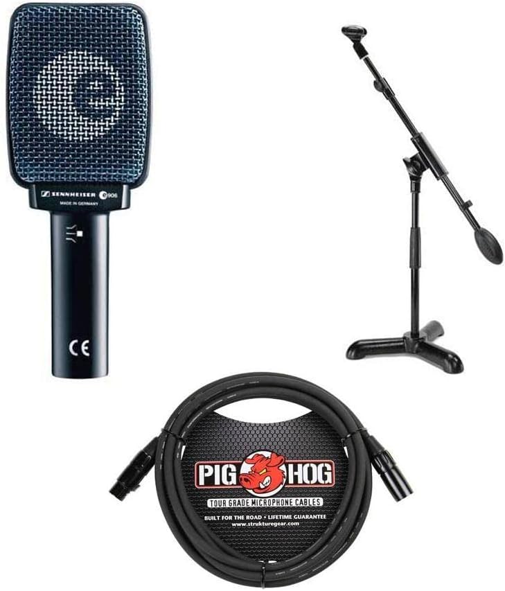 Sennheiser E906 10209 Guitar Amp Instrument Microphone Bundle