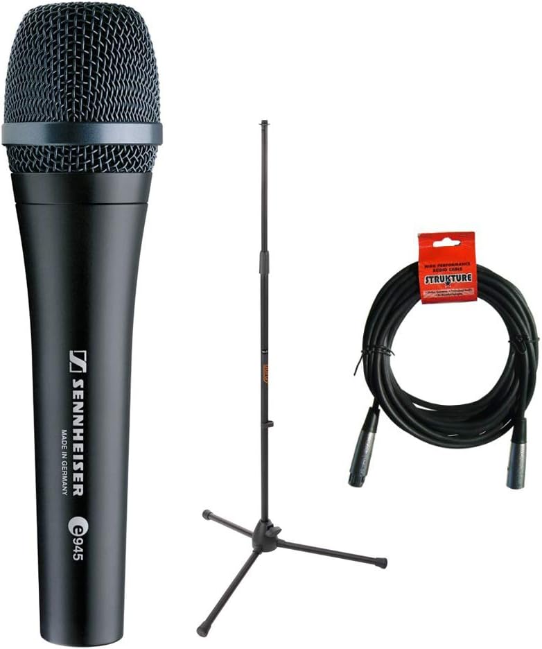 Sennheiser 009422 - e945 Vocal Microphone with Stand & Cable — main product image