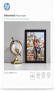 HP Q5456A Advanced Glossy Photo Paper 25 Sheets — main product image