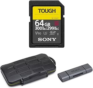 Sony Tough-G Series 64GB SD Card Reader Bundle
