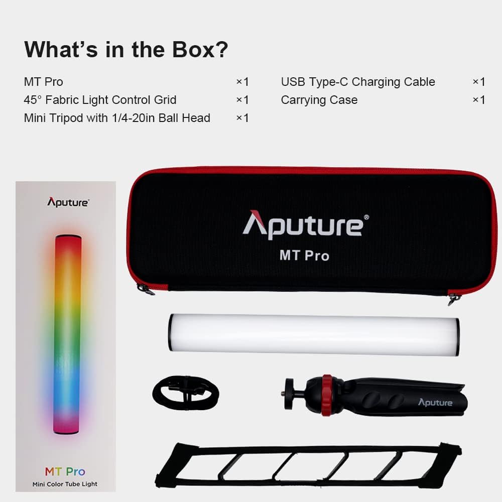 Aputure MT Pro RGBWW Mini LED Tube Light