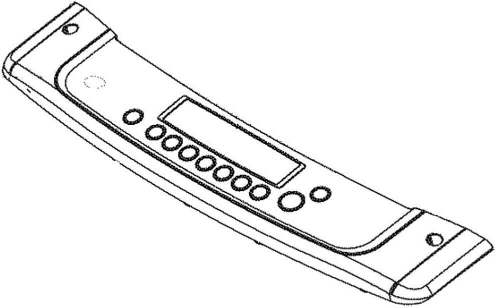LG AGL73772506 Front Panel Assembly