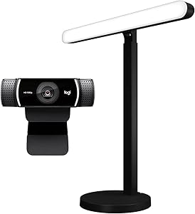 Logitech C922x Pro Stream Webcam with Litra Beam LED Light — main product image