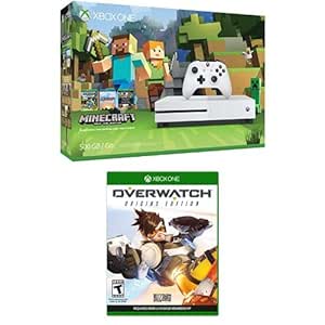 Microsoft Xbox One S Minecraft Bundle + Overwatch Edition