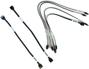 Intel Server Baord SATA Cables D77125-00X 6-Set