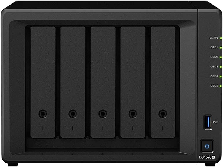 Synology ASIHLAMZ518 DS1520+ 20TB NAS Server — main product image