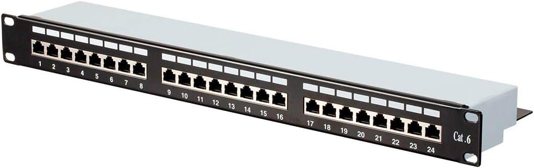 Monoprice 2016 Half-U Cat5e 24-Port Patch Panel