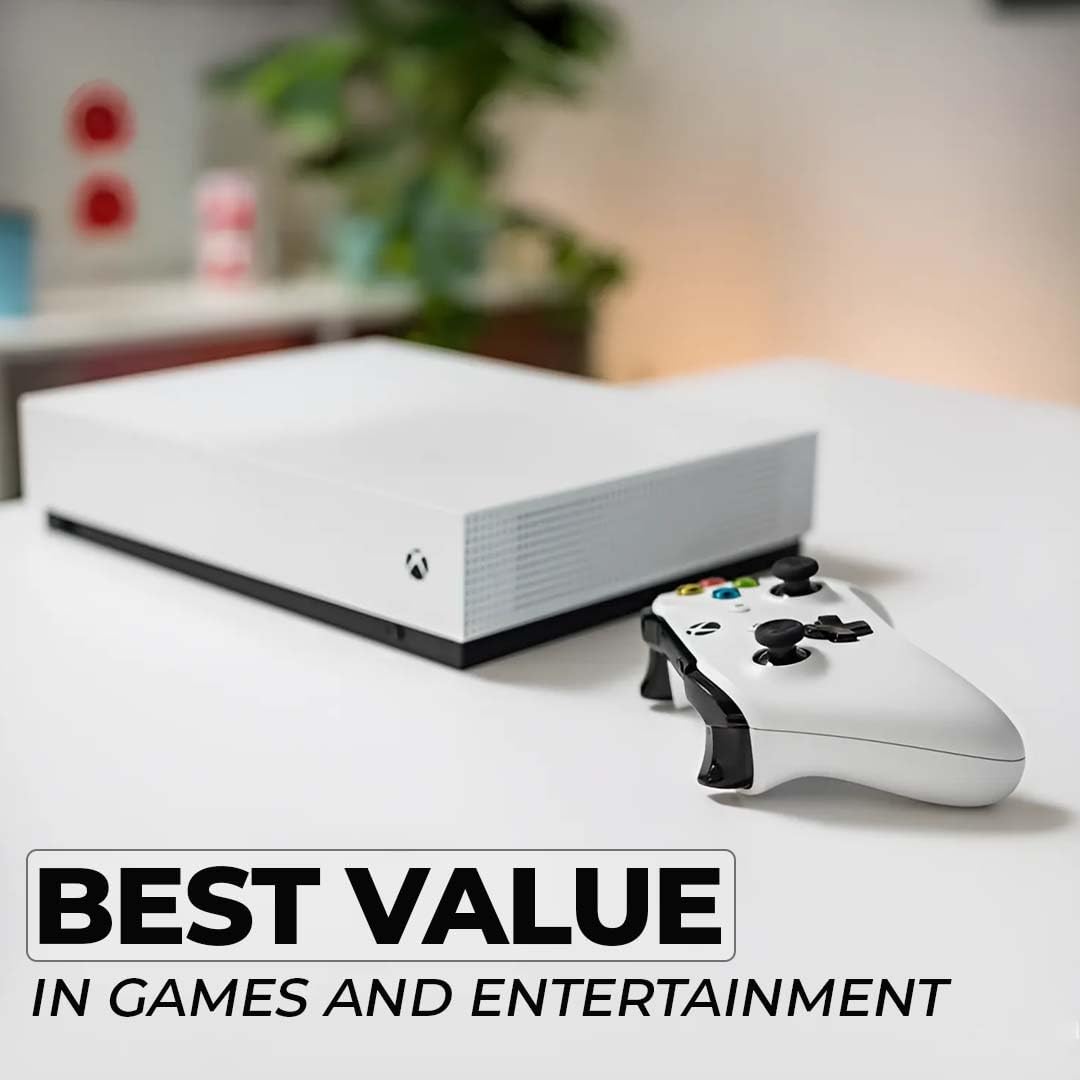 Microsoft Xbox One S 1TB All-Digital Console Bundle (Renewed)
