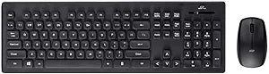 Monoprice 135104 Slim Keyboard & Wireless Mouse Combo - Black — main product image
