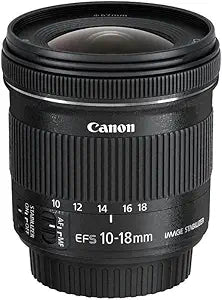 Canon 9519B005AA EF-S 10-18mm f/4.5-5.6 IS STM Lens