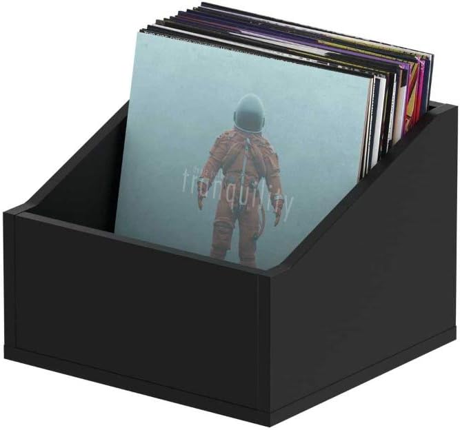 Glorious AMS-REC-BOX-110-BLK-ADV Black Vinyl Record Storage — main product image