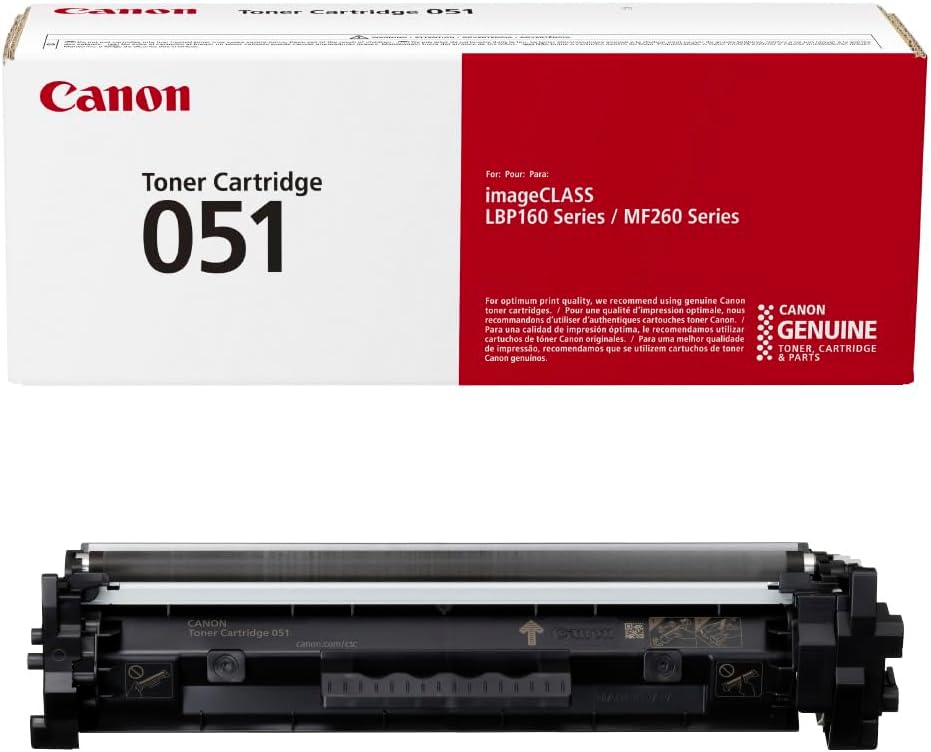 Canon Toner 051 Standard Black Cartridge Laser Printer