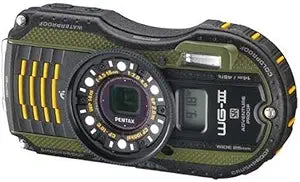 Pentax 12707 WG-3 GPS Digital Camera - Green — main product image