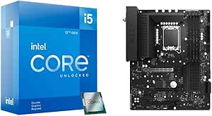 Intel Core i5-12600KF CPU + NZXT N5 Z690 ATX Gaming Motherboard — main product image
