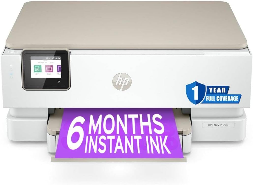 HP 7255e Envy Inspire Wireless Inkjet Printer - Renewed