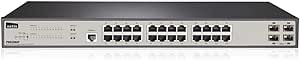 Monoprice 121513 24-Port Gigabit Ethernet PoE Switch 300W — main product image