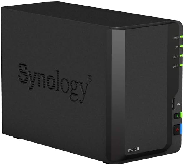 Synology DS218+ 2-Bay NAS - 6GB RAM 2TB SSD