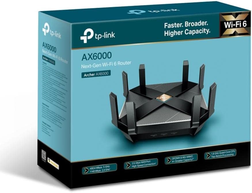 TP-Link Archer AX6000 WiFi 6 Gigabit Router