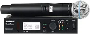 Shure ULXD2 ULX-D Digital Wireless Handheld Transmitter Beta 58A Mic — main product image