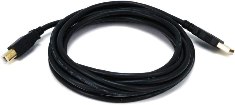 Monoprice 105439 USB 2.0 A to B Cable - 10ft Gold Plated — main product image