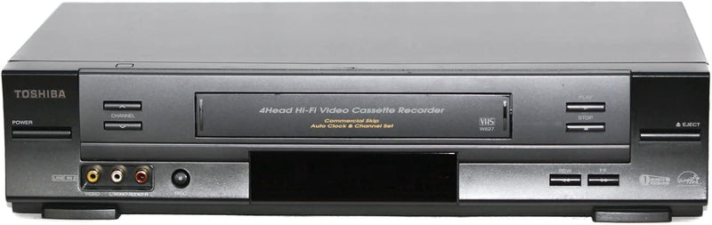 Toshiba W-627 HiFi Stereo VCR VHS Player Recorder (Renewed) — main product image