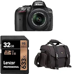 Nikon D5300 DSLR Camera with 18-55mm Lens Bundle