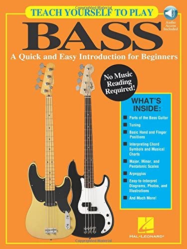 Hal Leonard Corporation Teach Yourself Bass Guitar Book