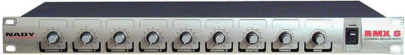 Nady RMX6 6 Channel Rackmount Microphone Line Mixer — main product image