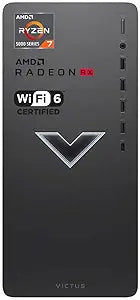 HP Victus 15L - Ryzen 7 RX 6600XT Gaming Desktop - Black