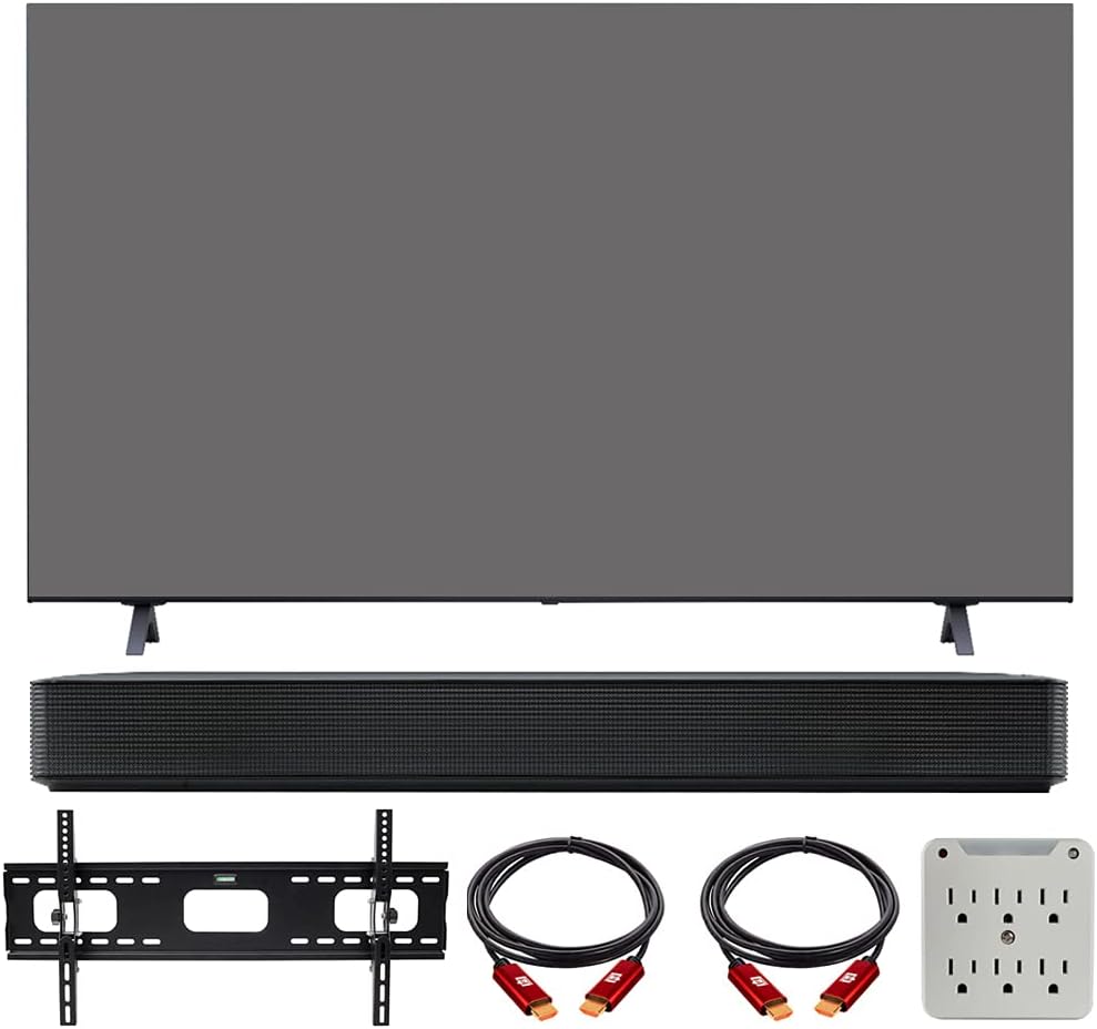 LG E28LG75UP8070PUA 75" 4K UHD TV Soundbar Bundle