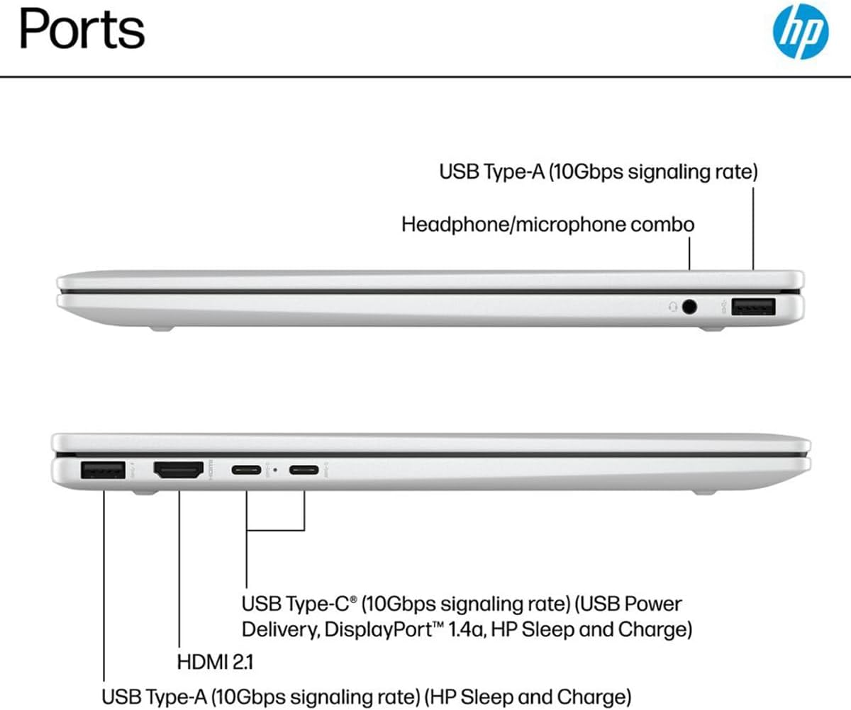 HP Envy x360 14" AI Copilot 2-in-1 Laptop Ryzen 7-8840HS